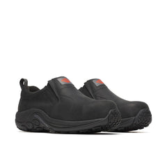 Men Jungle Moc Leather Hi-Vis Carbon Fiber Low Wide Width - Slip Ons
