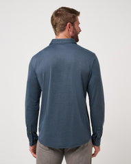 Handsome Town Long Sleeve Polo Men/Navy