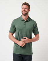 The Heater Polo Men|Golf/Balsam Green