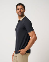 All Day Social Club Polo Men/Black