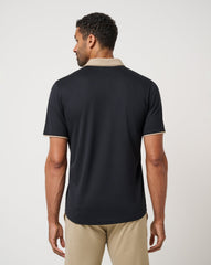 All Day Social Club Polo Men/Black
