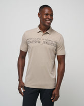 Deserted Cove Polo Men/Oxford Tan