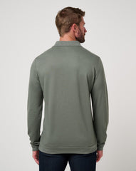 December First Long Sleeve Polo Men/Dark Olive