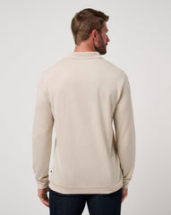 December First Long Sleeve Polo Men/Italian Sand
