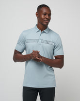 Fresh Catch Polo Men/Heather Dusty Blue