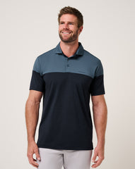 Heater Pro Color Block Polo Men|Golf/Bering Sea