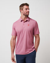 Boston Red Sox Playoff Pitch Polo Men|Game Day|New/Heather Red