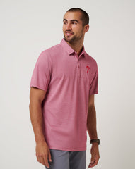 Philadelphia Phillies Playoff Pitch Polo Men|Game Day|New/Heather Red