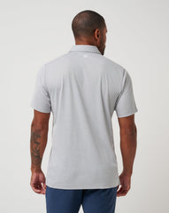 New York Yankees Playoff Pitch Polo Men|Game Day|New/Heather Grey