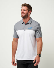 Los Angeles Dodgers The Rudds 2.0 Polo Men|Game Day|New/Heather Quiet Shade/White