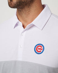 Chicago Cubs Home Run Leader Polo Men|Game Day|New/White/Heather Grey