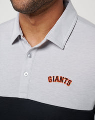 San Francisco Giants Home Run Leader Polo Men|New/Heather Grey/Black