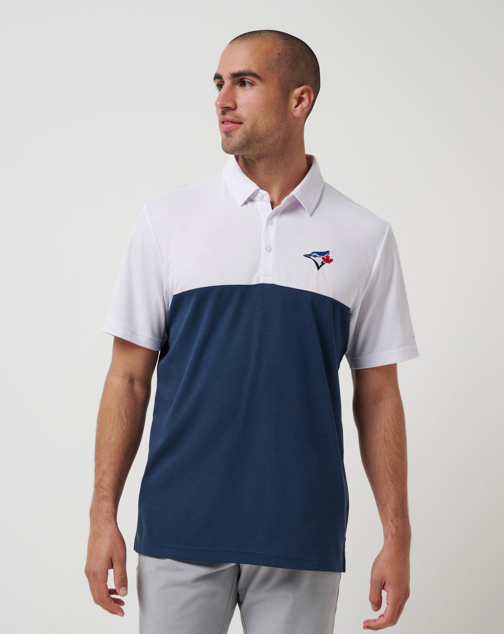 Toronto Blue Jays Home Run Leader Polo Men|Game Day|New/White/Navy