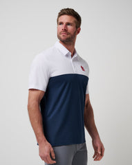 St Louis Cardinals Home Run Leader Polo Men|New/White/Navy