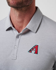 Arizona Diamondbacks Playoff Pitch Polo Men|New/Heather Grey