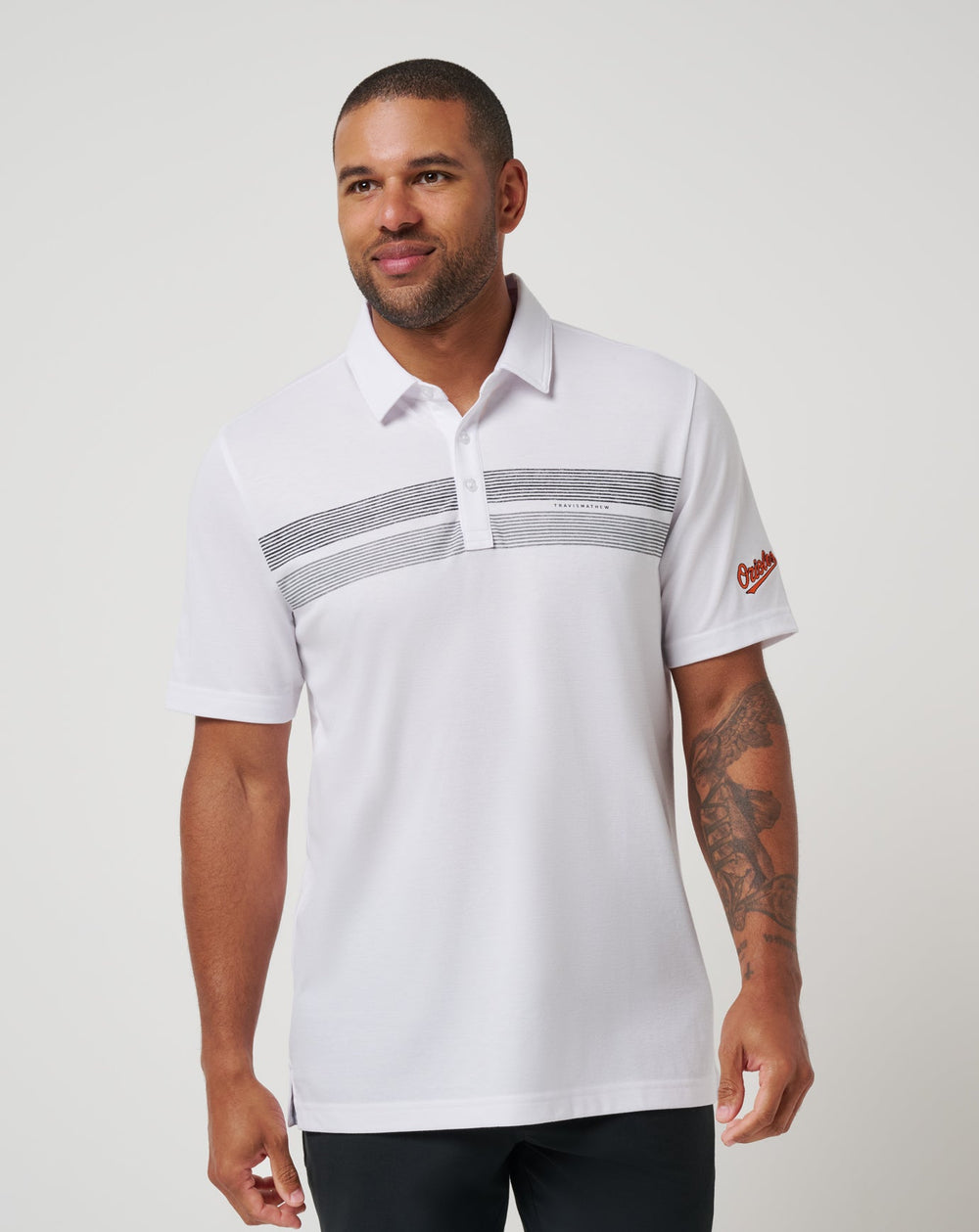 Baltimore Orioles Top Recruit Polo Men|New/White