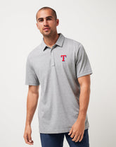 Texas Rangers The Zinna Polo Men|New/Heather Grey