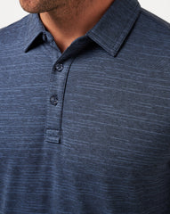 Atlanta Braves The Heater Polo Men|New/Vintage Indigo/Black