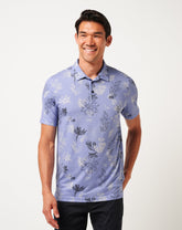 Featherweight Cruise Polo Men|Golf/Heather Violet Storm