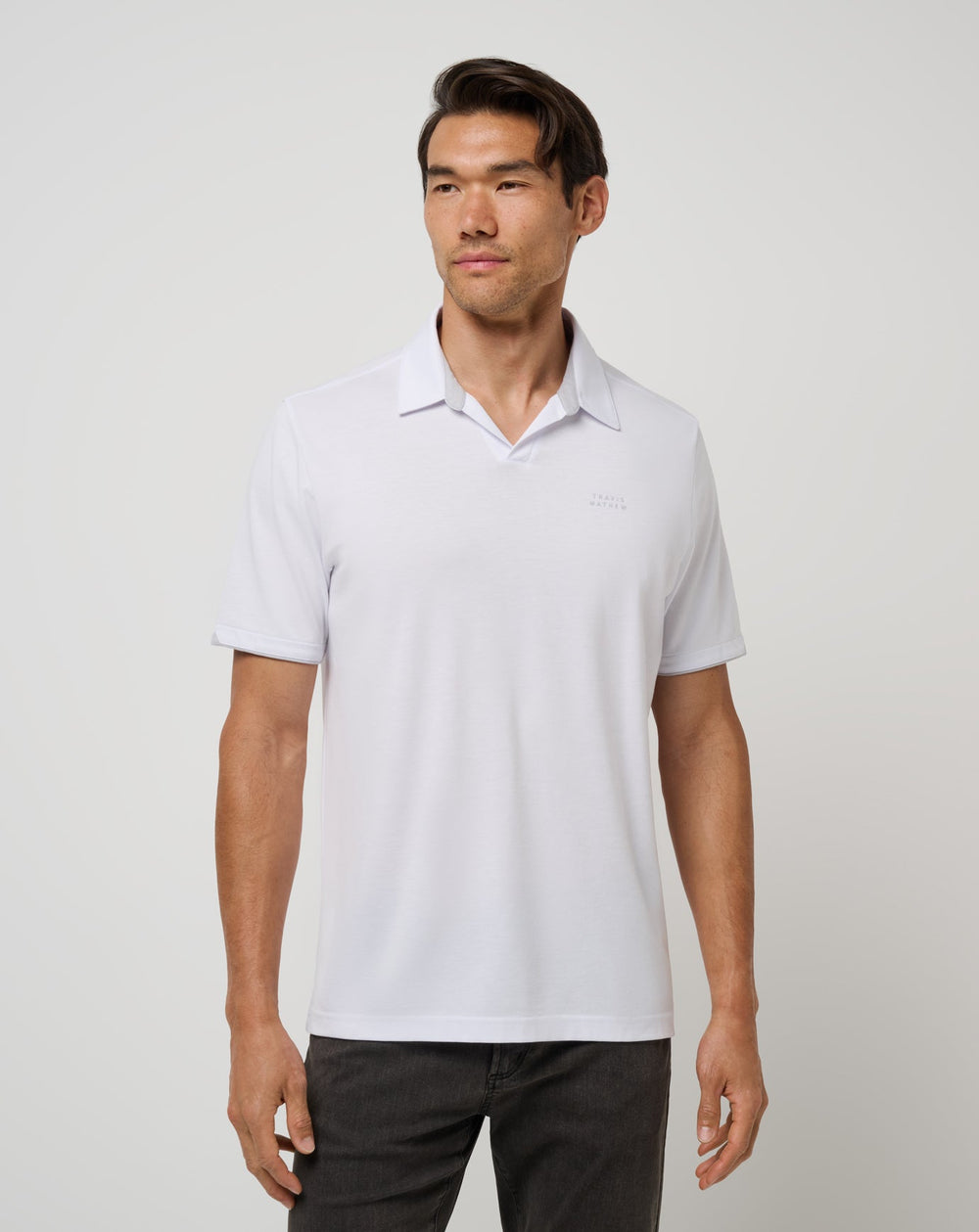 Late At Night Polo Men/White