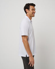 Late At Night Polo Men/White