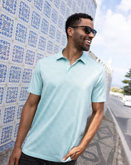 Acropolis Polo Men|Golf/Eggshell Blue
