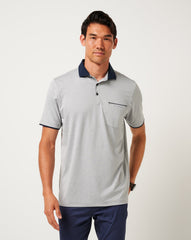 Call It Off Polo Men/Heather Medium Grey