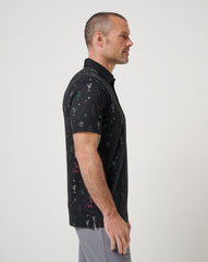 Holiday Magic Polo Men/Black