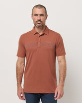 The Heater Chest Stripe Polo Men/Maple