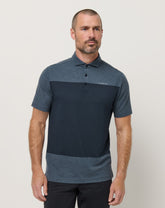 Rudder Runner Polo Men/Heather Total Eclipse
