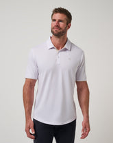 Featherweight On The Grind Polo Men|Golf|New/White