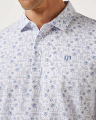 Crystal Sea Polo Men/White