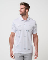 Snow Chance Polo Men|New/White