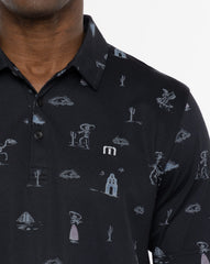Acai Palm Polo Men/Black