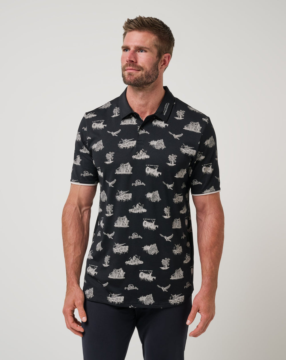 City Of Evil Polo Men/Black