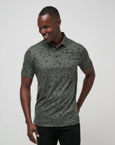 Magma Melt Polo Men/Dark Olive