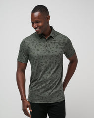 Magma Melt Polo Men/Dark Olive