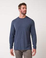 Cloud Crew Long Sleeve Tee Men/Blue Nights
