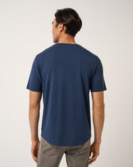 Cloud Henley Tee Men/Total Eclipse