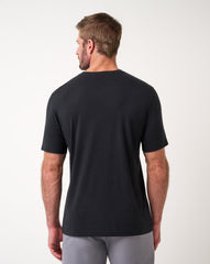 Cloud V-Neck Tee Men/Black