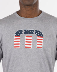 Star Bright Tee Men/Heather Grey
