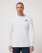 Reef Stop Long Sleeve Tee Men/White