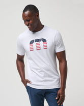 Star Bright Tee Men/White