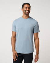 Cloud Crew Tee Men/Ash Blue