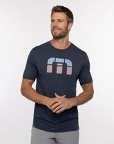 Solar Flare Tee Men/Blue Nights