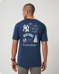 New York Yankees Friendly Rivalry Tee Men|Game Day|New/Navy