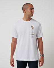 San Diego Padres Sunset Slam 2.0 Tee Men|Game Day|New/White