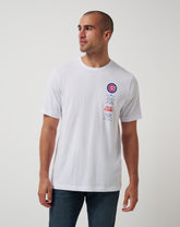 Chicago Cubs Sunset Slam 2.0 Tee Men|Game Day|New/White