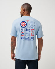Chicago Cubs Friendly Rivalry Tee Men|Game Day|New/Heather Blue