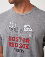 Boston Red Sox Strike One Tee Men|Game Day|New/Heather Grey